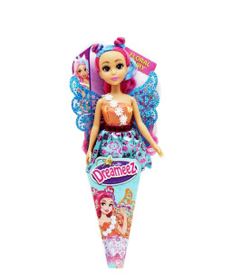 FUNVILLE Dreameez víla, panenka v kornoutu, modrá, 29cm