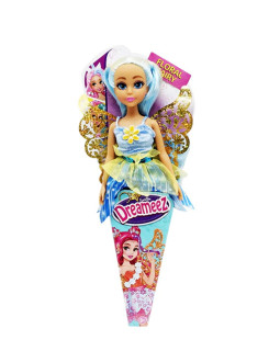 FUNVILLE Dreameez víla, panenka v kornoutu, žlutá, 29cm