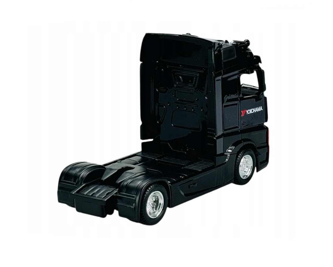 Bburago Haulers construction, Kamion M-B Actros Gigaspace s Bobcat nakladačem, 1:43