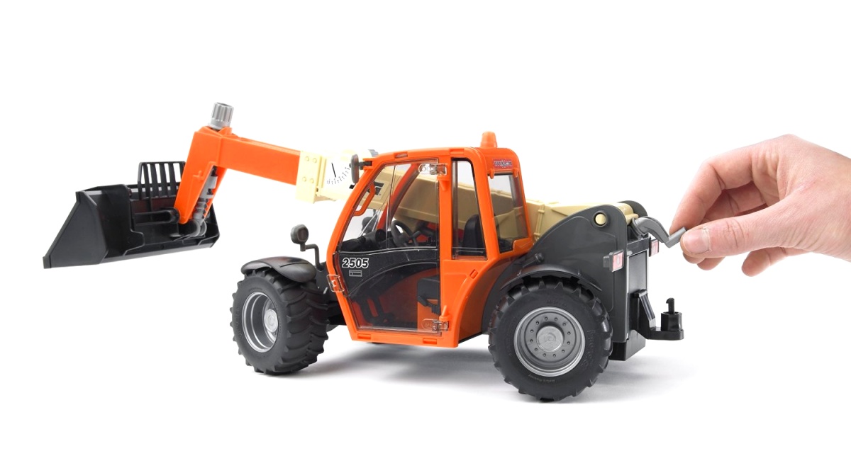 Bruder 2140 Nakladač JLG 2505 s výsuvným ramenem kolový