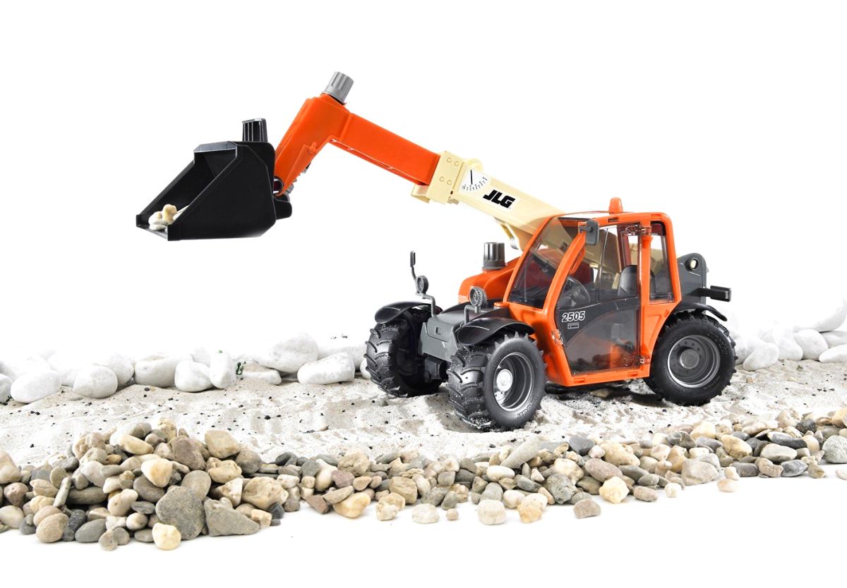Bruder 2140 Nakladač JLG 2505 s výsuvným ramenem kolový