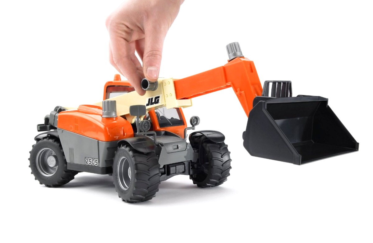 Bruder 2140 Nakladač JLG 2505 s výsuvným ramenem kolový