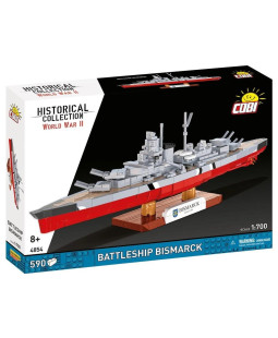 Cobi 4854 II WW Battleship Bismarck, 1:700, 590 kostek