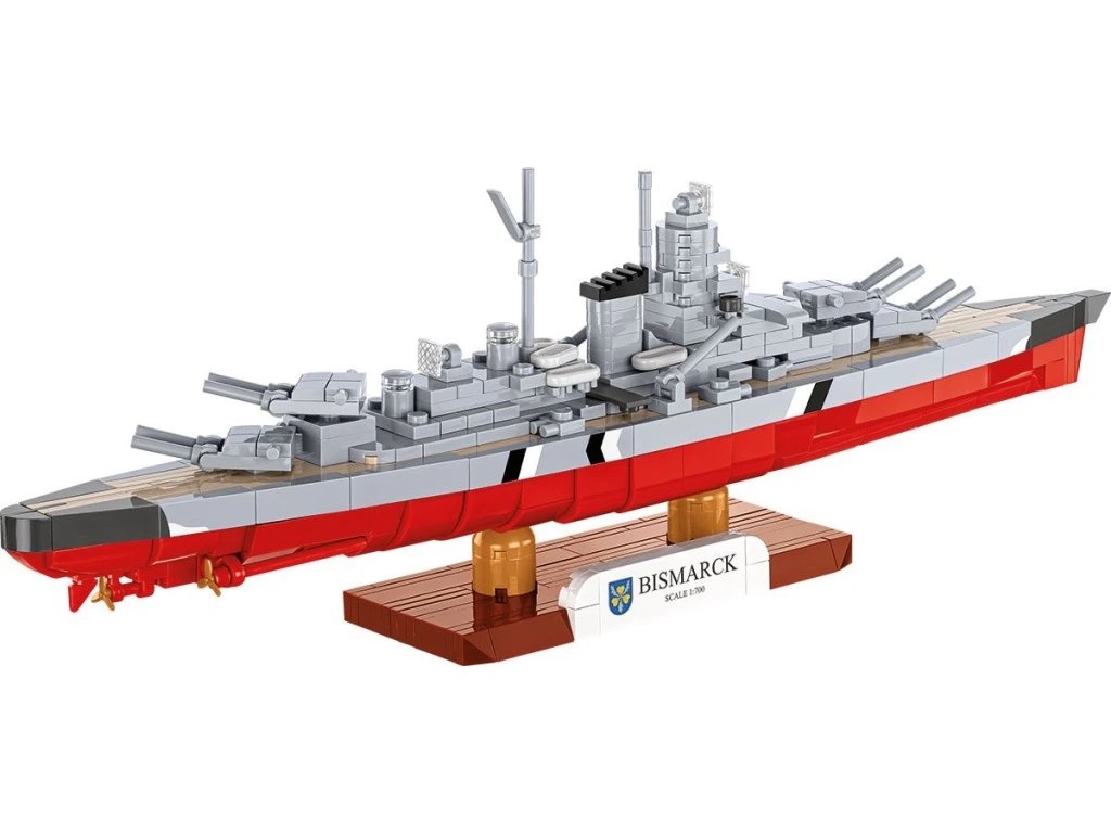 Cobi 4854 II WW Battleship Bismarck, 1:700, 590 kostek