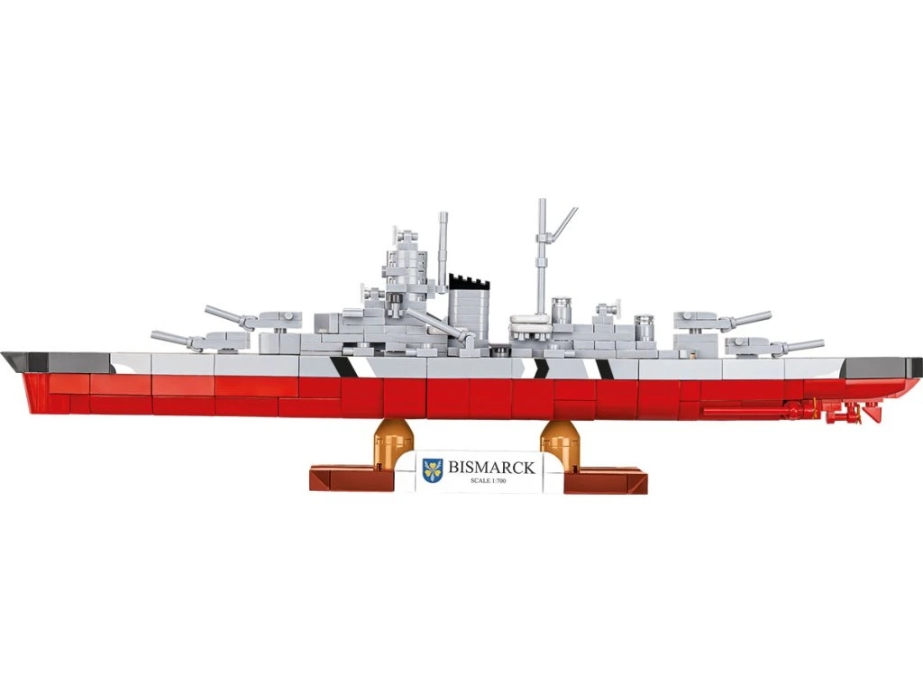 Cobi 4854 II WW Battleship Bismarck, 1:700, 590 kostek