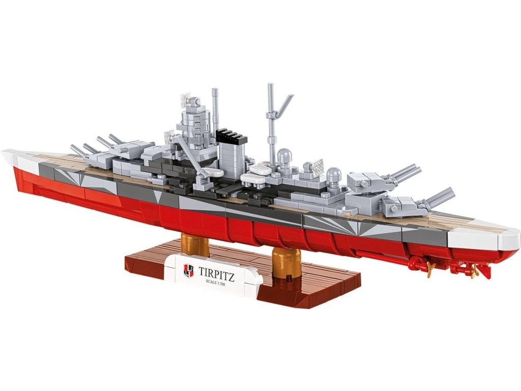 Cobi 4853 II WW Battleship Tirpitz, 1:700, 593 kostek