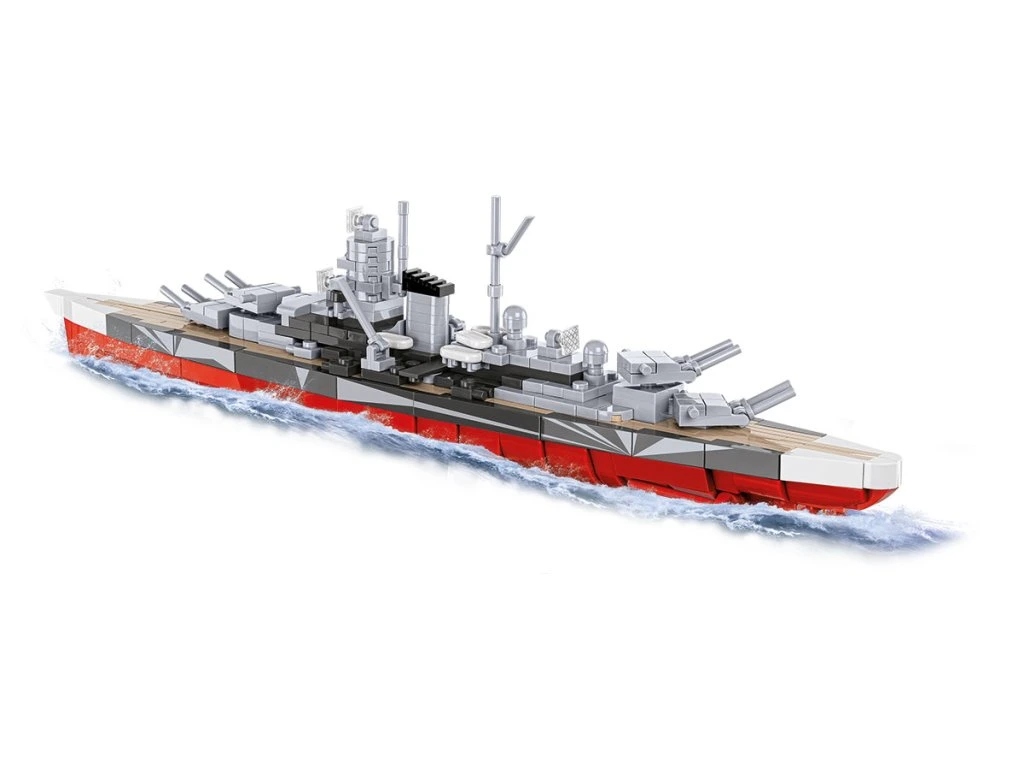 Cobi 4853 II WW Battleship Tirpitz, 1:700, 593 kostek