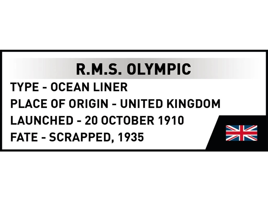 Cobi 1687 R.M.S. Olympic, 1:700, 595 kostek
