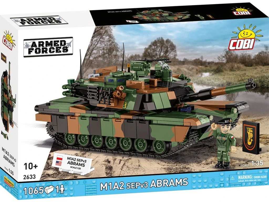 Cobi 2633 Armed Forces Abrams M1A2 SEPv3, 1:35, 1065 kostek
