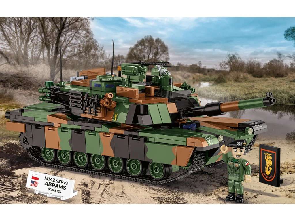 Cobi 2633 Armed Forces Abrams M1A2 SEPv3, 1:35, 1065 kostek