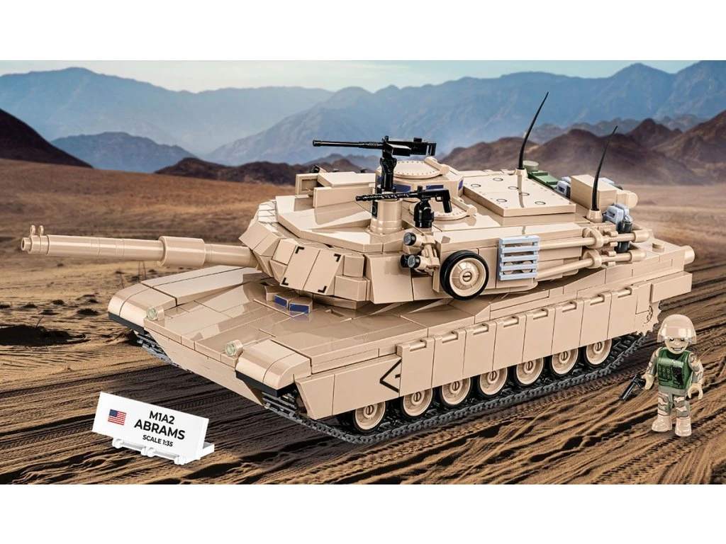 Cobi 2632 Armed Forces M1A2 Abrams, 1:35, 1025 kostek