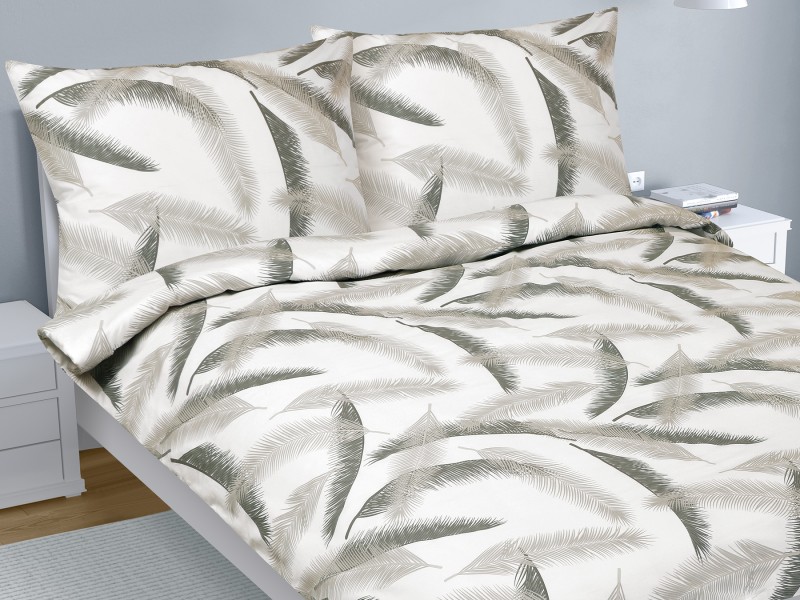 Bellatex Povlečení bavlna na dvoudeku, Pírko - 1ks 240x220, 2ks 70x90cm