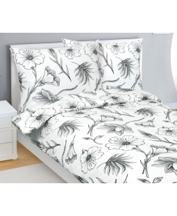 Bellatex Povlečení bavlna na dvoudeku ibišek