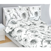 Bellatex Povlečení bavlna na dvoudeku ibišek