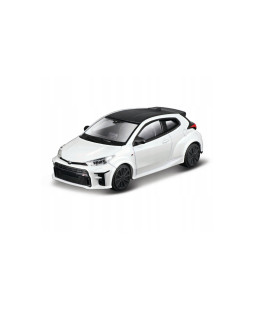 Bburago Street Fire Collezione Toyota GR Yaris, bílá 1:43