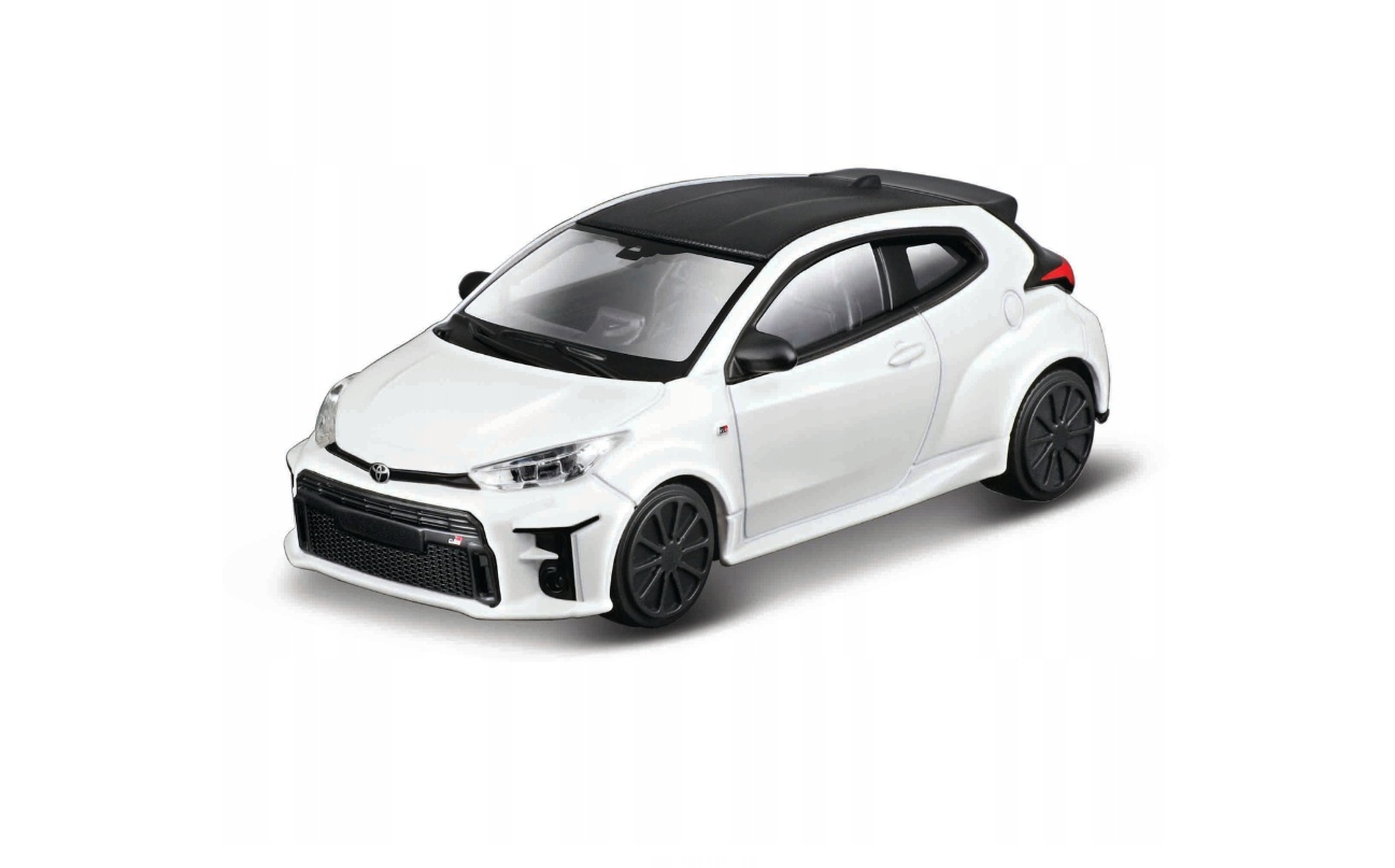 Bburago Street Fire Collezione Toyota GR Yaris, bílá 1:43