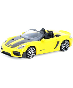 Bburago Street Fire Collezione Porsche 718 Spyder RS 2024, žluté 1:43