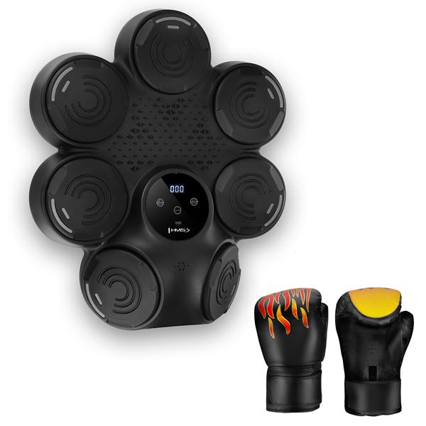 Elektronický boxerský terč HMS TB30 s LED, Bluetooth a rukavicemi
