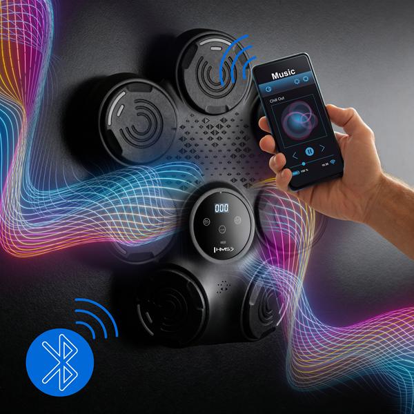 Elektronický boxerský terč HMS TB30 s LED, Bluetooth a rukavicemi