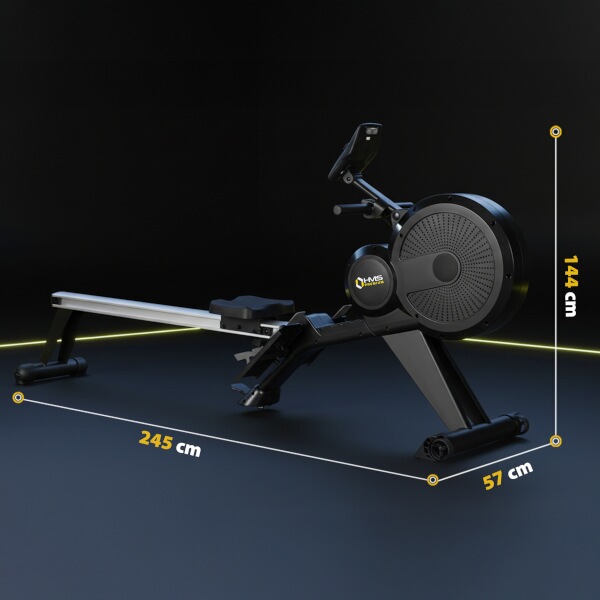 Magnetický veslovací trenažér HMS ZM1856, nostnost 150 kg
