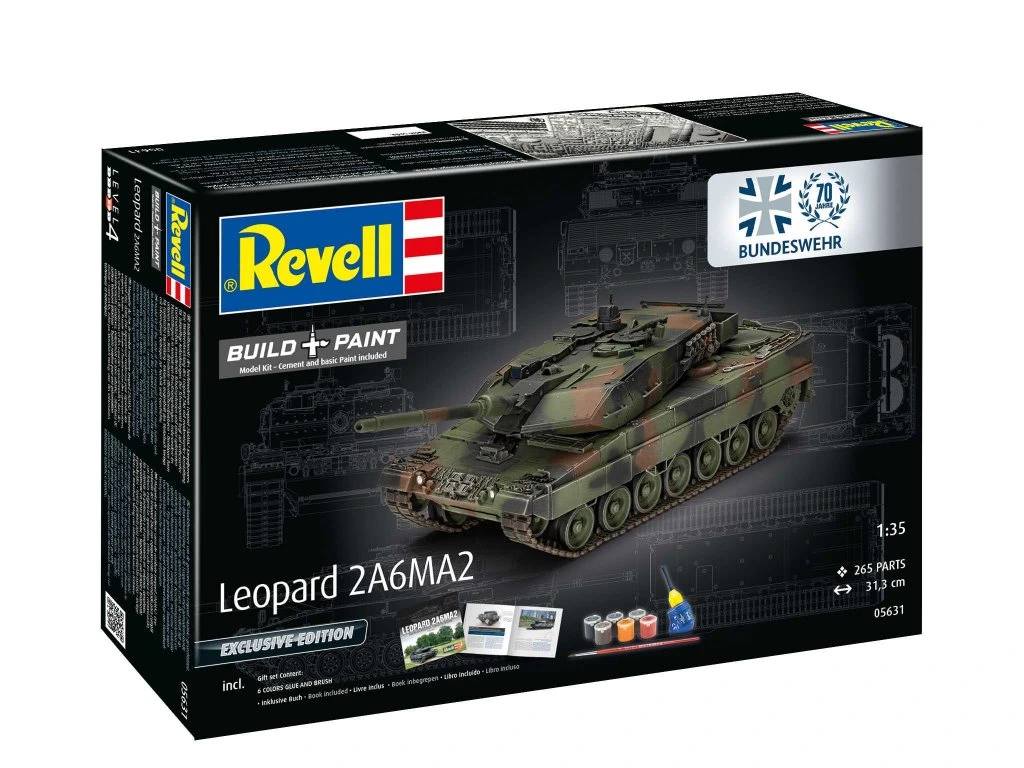 Revell 05631 Leopard 2 A6A2 70 Years Bundeswehr (1:35) Gift-Set