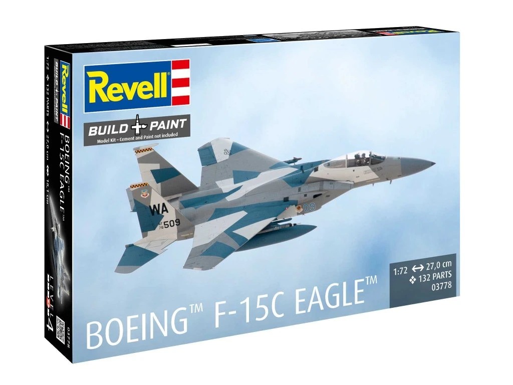 Revell ModelKit letadlo 03778 - Boeing F-15C Eagle (1:72)