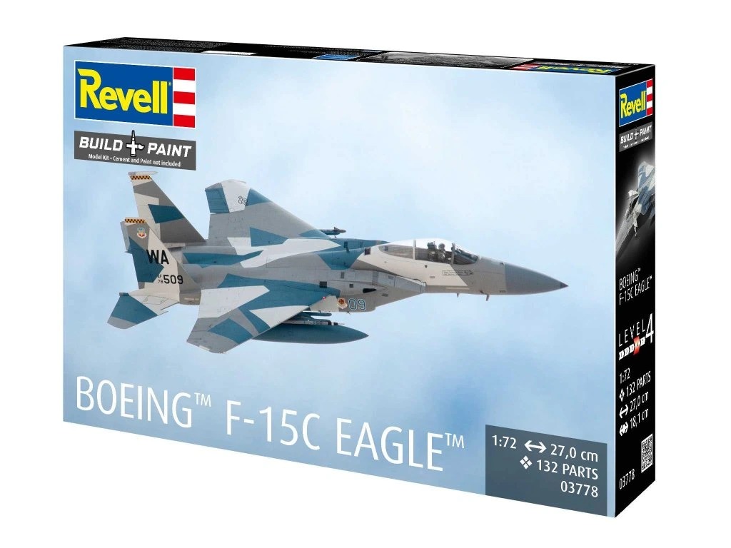 Revell ModelKit letadlo 03778 - Boeing F-15C Eagle (1:72)