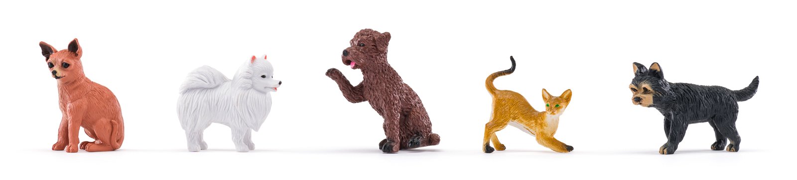 Faunika Zvířátka figurky sada v MEGA tubě - Mazlíčci