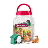 Faunika Zvířátka figurky sada v MEGA tubě - Mazlíčci