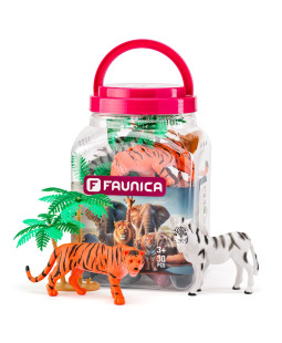 Faunika Zvířátka figurky sada v MEGA tubě - Safari