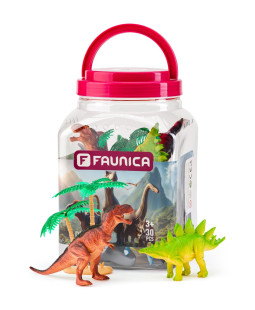 Faunika Zvířátka figurky sada v MEGA tubě - Dinosauři