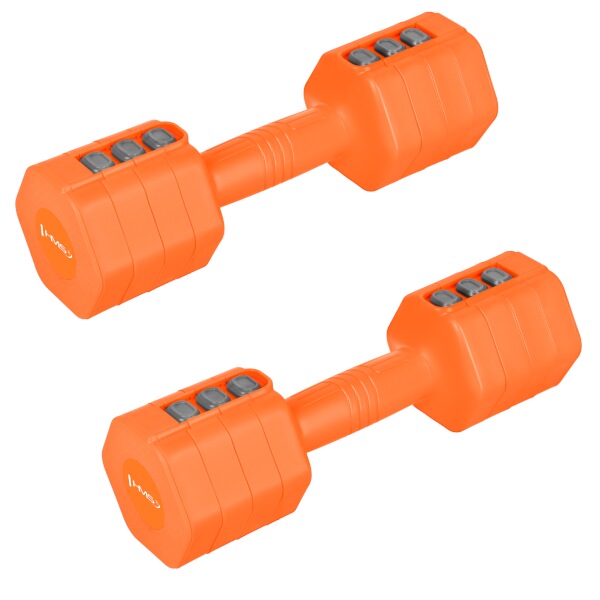 Nastavitelné činky HMS HL03, 2x2,5 kg