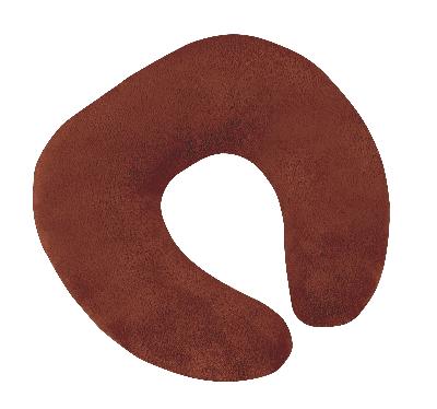 Bellatex Polštářek cestovní podkova - hnědá - 30x35 cm
