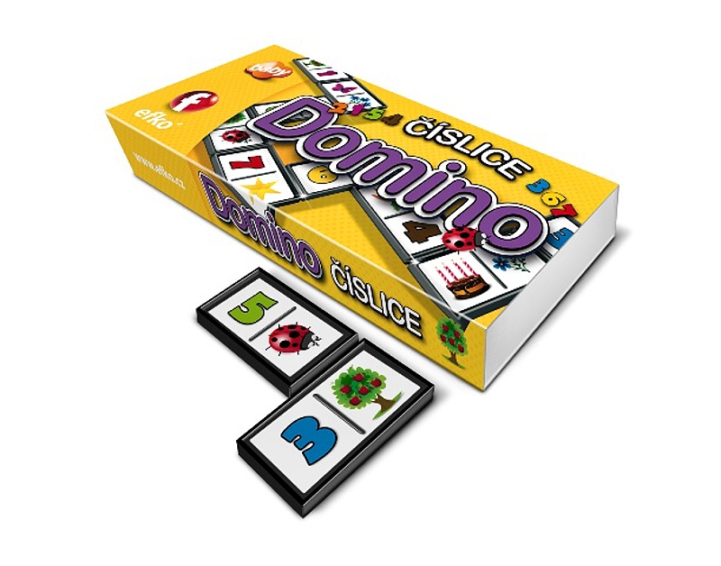 Efko Dětské domino, číslice