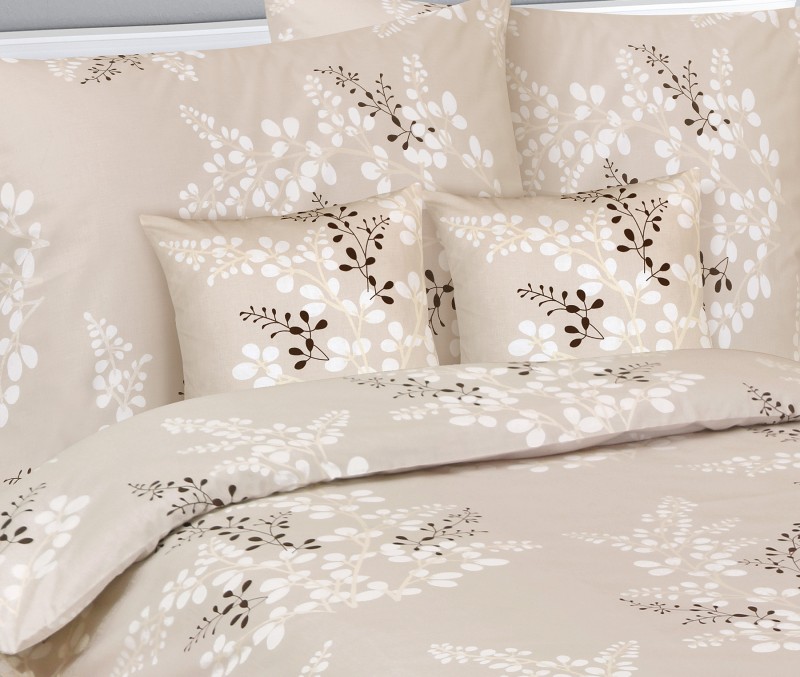 Bellatex Povlečení bavlna sada, Hnědá větvička - 2x140x200, 2x70x90, 2x40x40cm