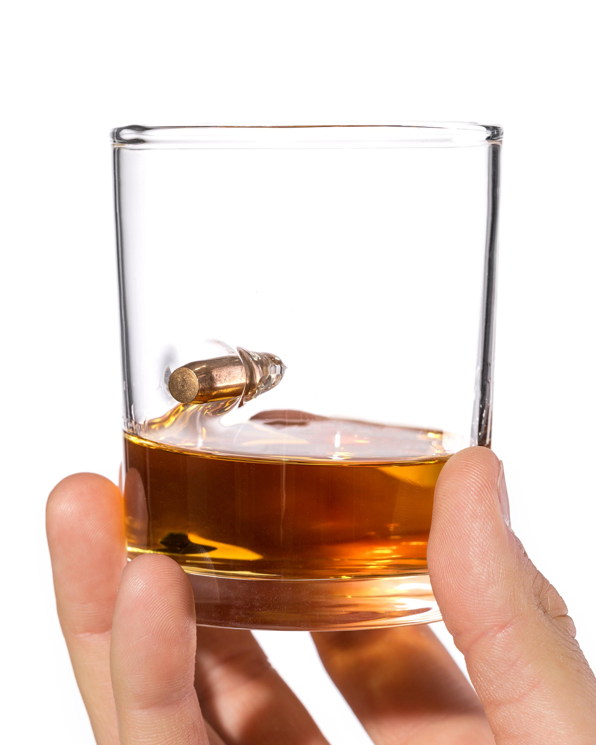 Sklenice na whisky s pravou kulkou, 300 ml.