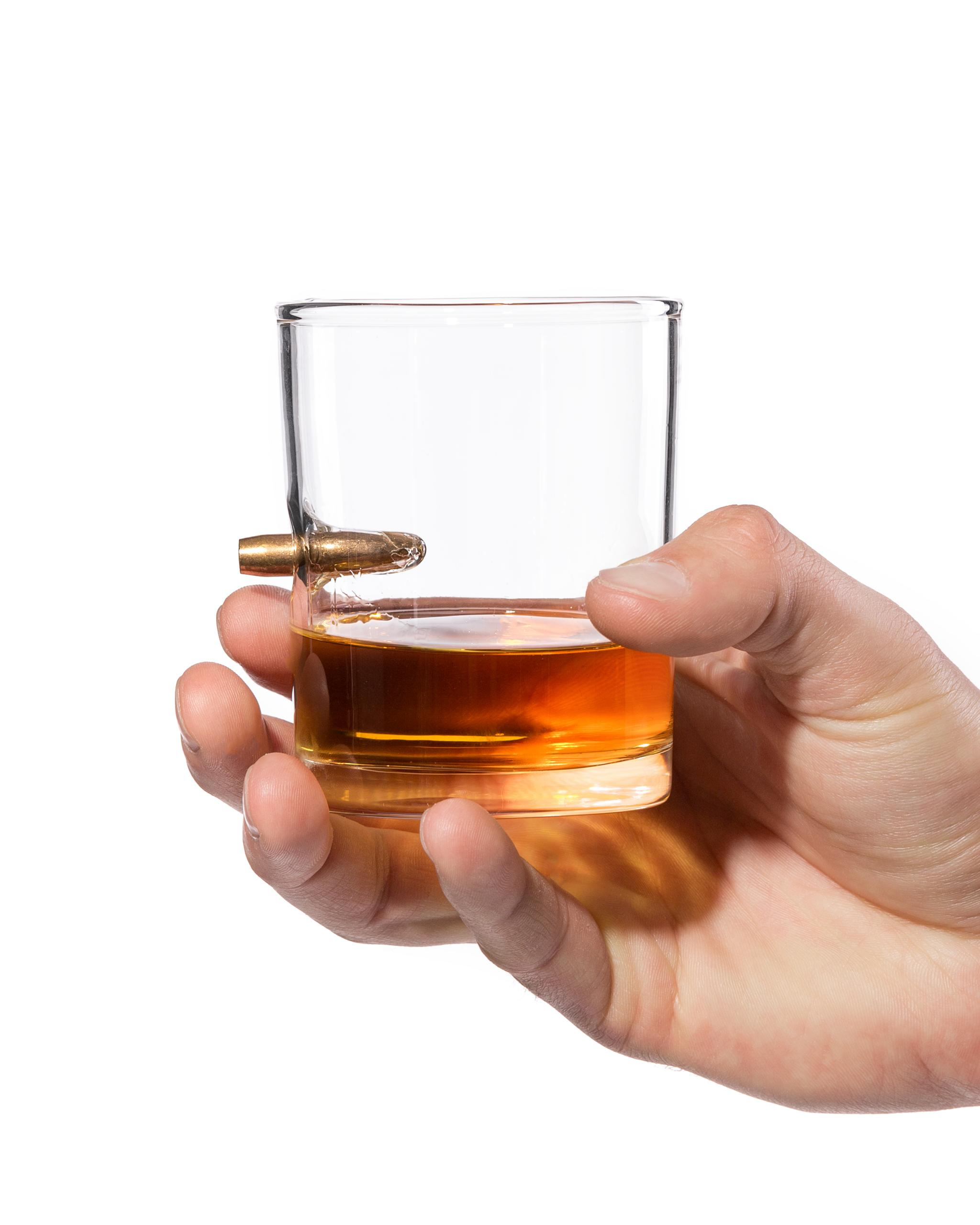 Sklenice na whisky s pravou kulkou, 300 ml.