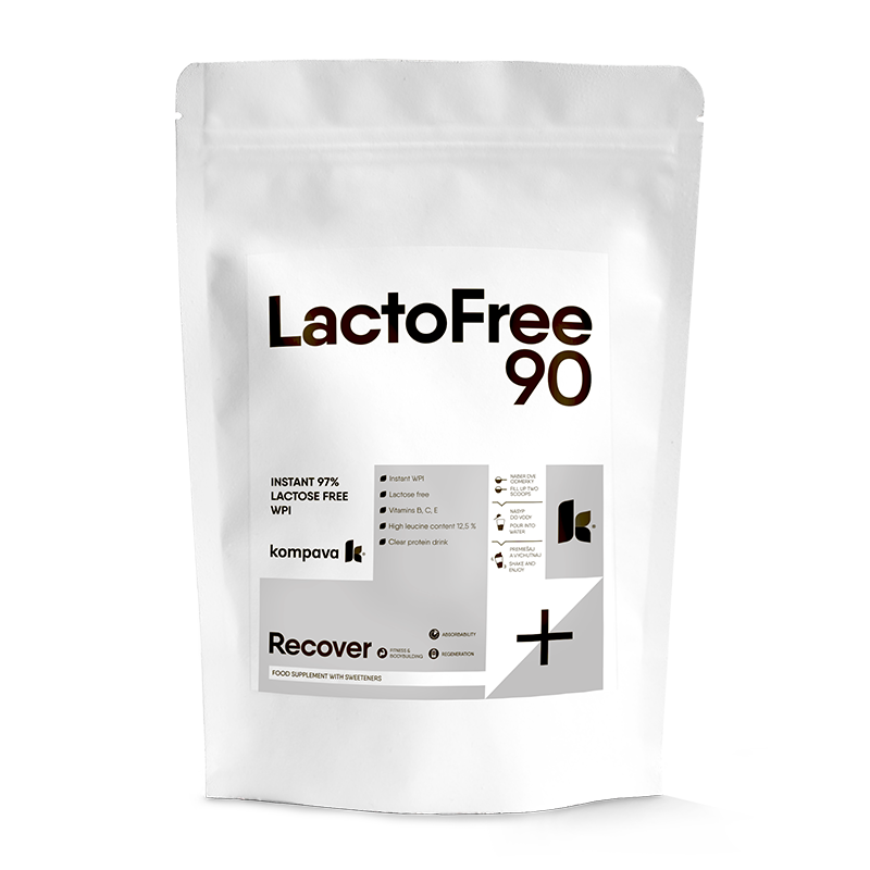 Kompava LactoFree 90 Protein, vanilka-bourbon, 500g