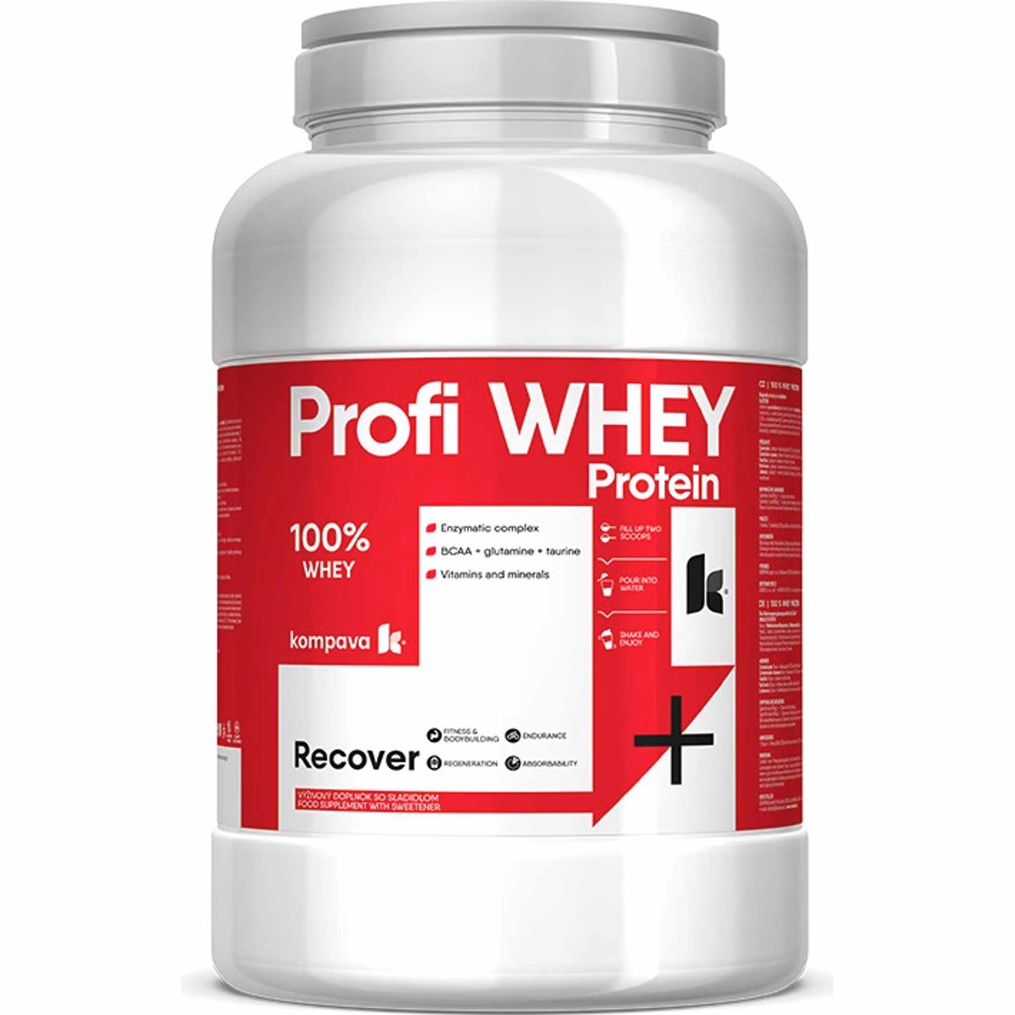 Kompava Profi WHEY Protein, čokoláda, 5000g