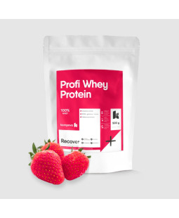 Kompava Profi WHEY Protein, jahoda, 500g