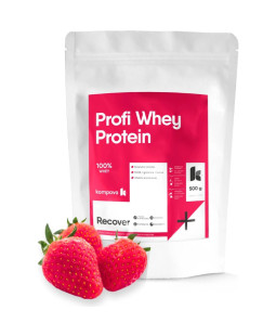 Kompava Profi WHEY Protein, jahoda, 500g