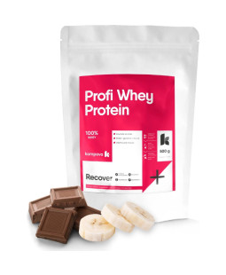 Kompava Profi WHEY Protein, čokoláda-banán, 500g
