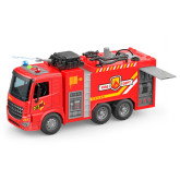 Auto hasičské stříkající s efekty 30 cm