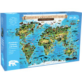 Alaysky's Interaktivní dřevěné puzzle Flora & Fauna A4 AR CZ 100