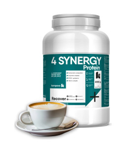 Kompava 4 SYNERGY Protein, caffe latte, 2000g