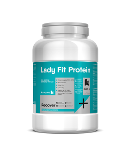 Kompava Lady Fit Protein, jahoda-malina, 2000g