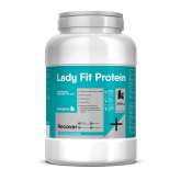 Kompava Lady Fit Protein, jahoda-malina, 2000g