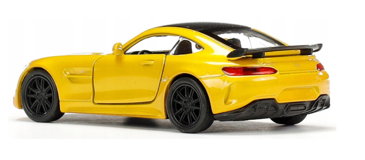Welly Mercedes AMG GT R, žlutý 1:34-39