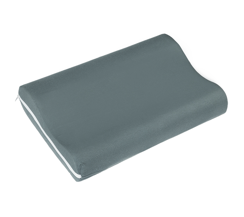 Bellatex Polštář anatomický polyuretan, Šedý jersey - 45x30 cm