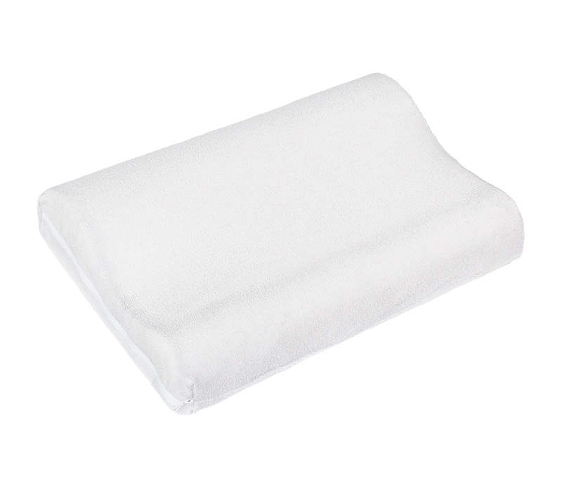 Bellatex Polštář anatomický polyuretan, Šedý froté - 45x30 cm